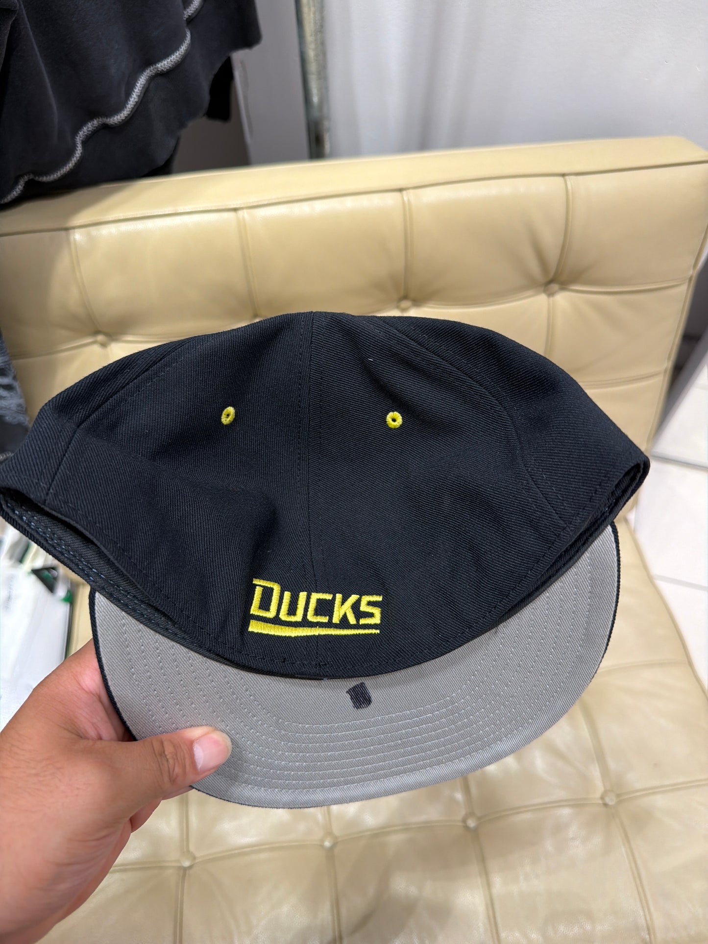 Oregon Baseball Team Issued/ Game Worn Fitted (7 3/8)