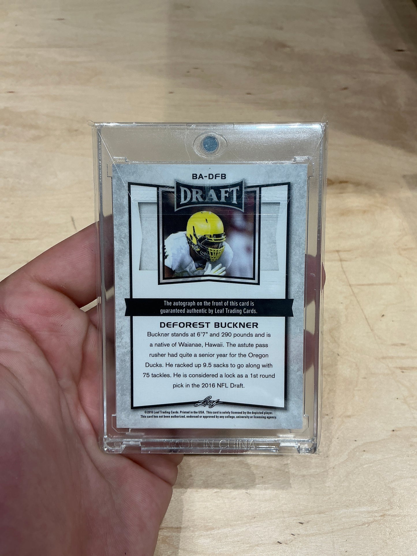 Deforest Buckner Auto