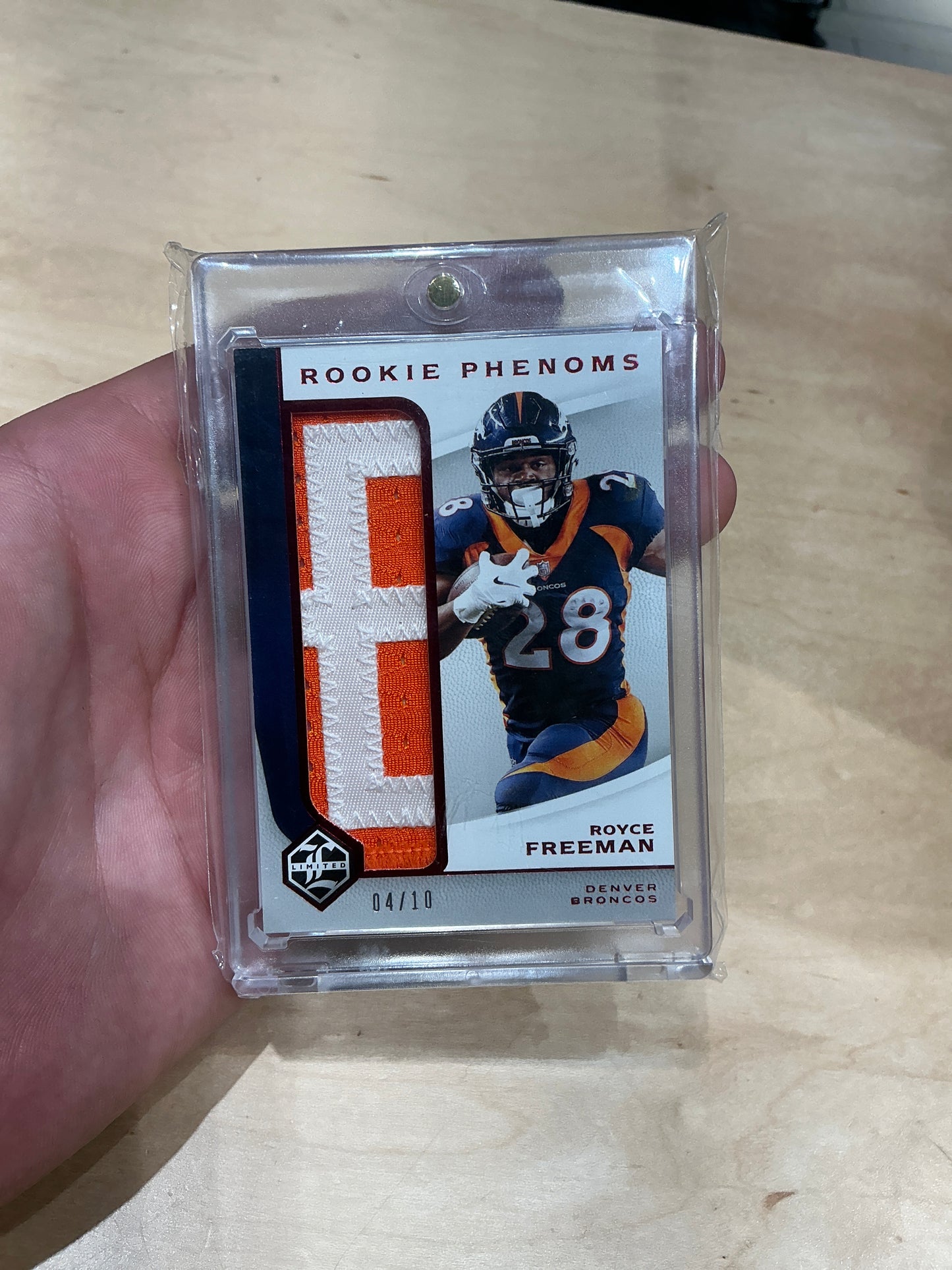 Royce Freeman Rookie Patch