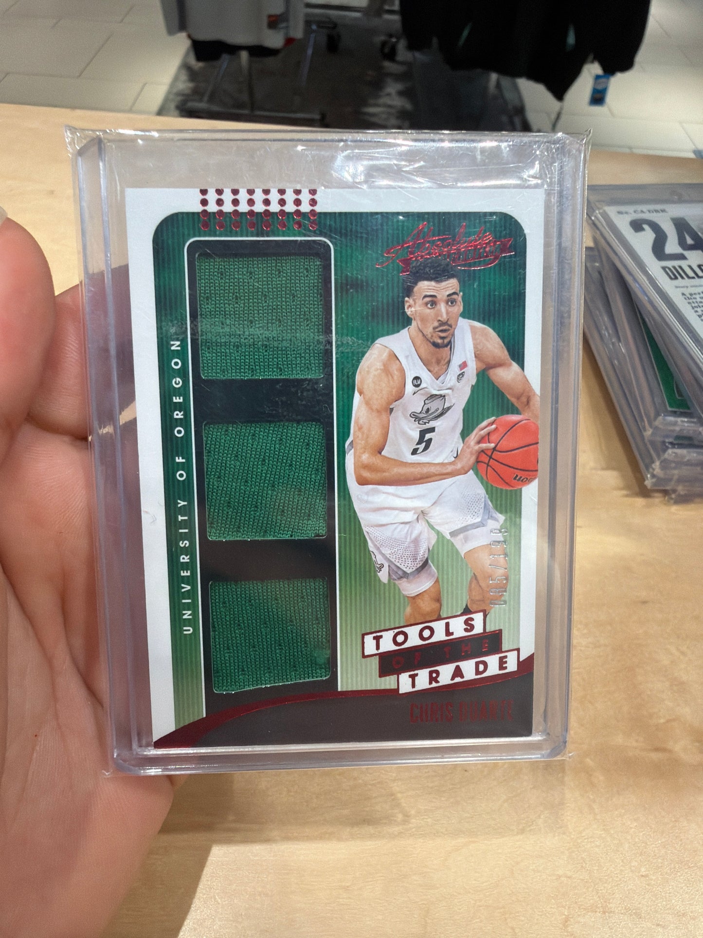 Chris Duarte Jersey Patch 85/199