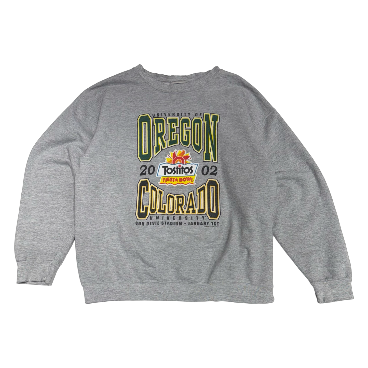 '02 Oregon Ducks Fiesta Bowl Crewneck