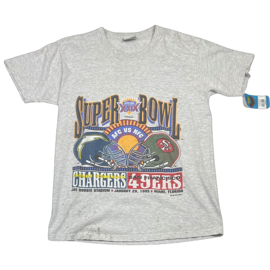'90s Chargers vs 49ers Super Bowl Tee