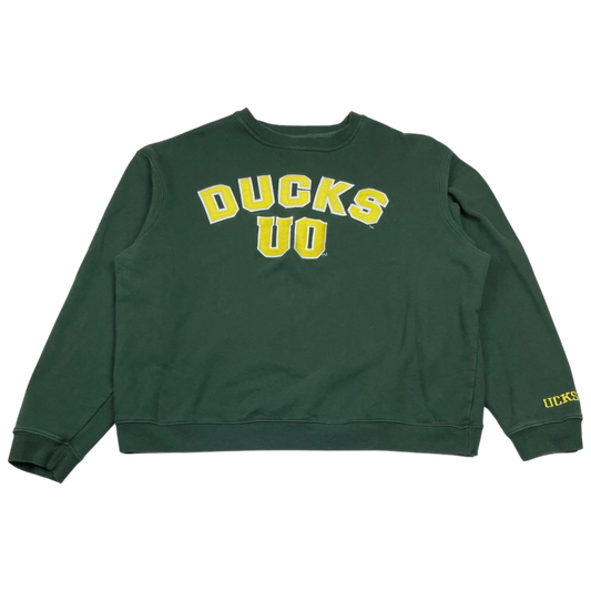'00s Oregon Ducks Embroidered Crewneck