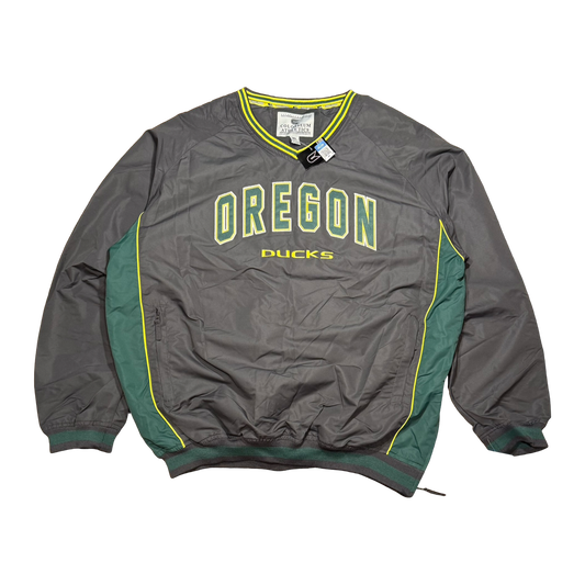 NWT '00s Oregon Ducks Embroidered Windbreaker