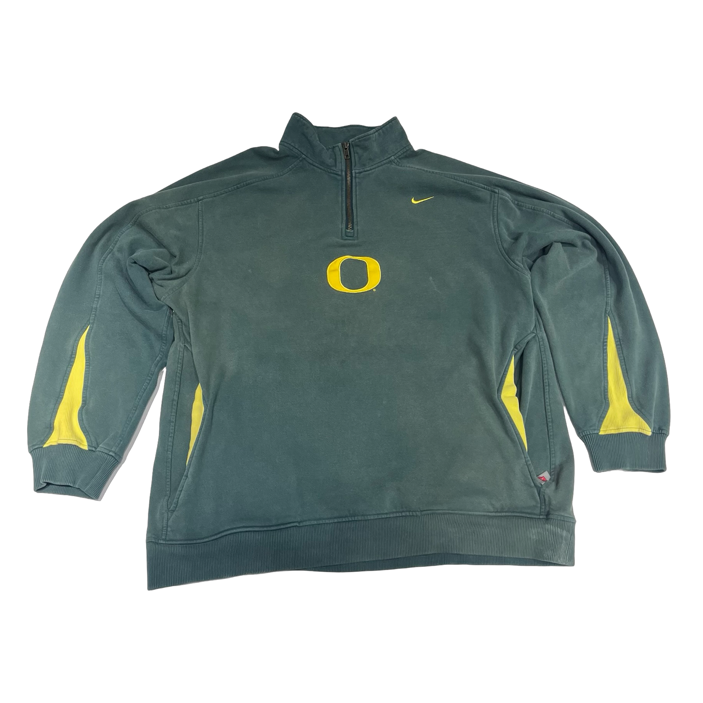 '00s Oregon Ducks Embroidered Q-Zip