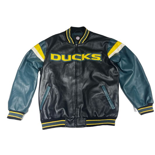 '00s Oregon Ducks Leather Jacket