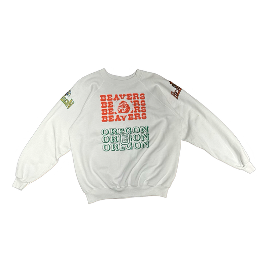 '80s Oregon Ducks All Over Print Crewneck