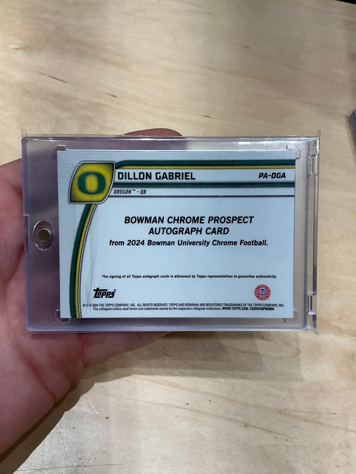 Dillon Gabriel Auto 130/150