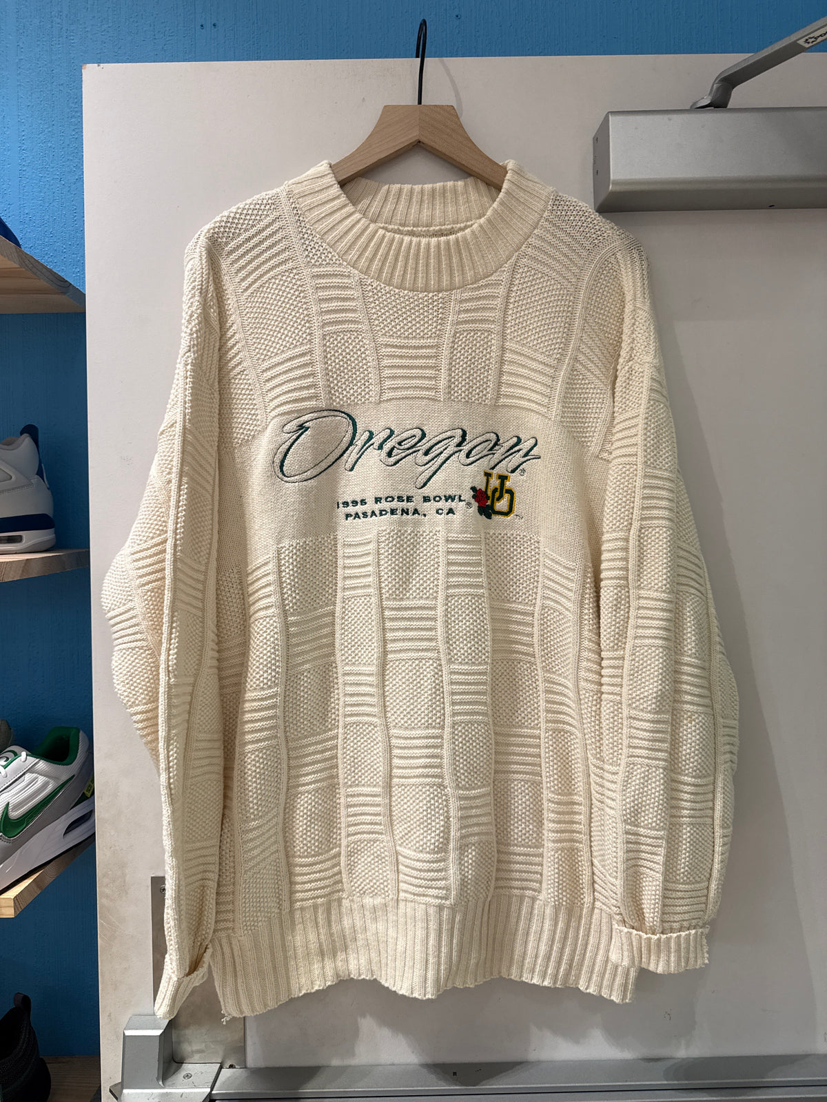 1995 Oregon Rose Bowl Knit Sweater (XL)