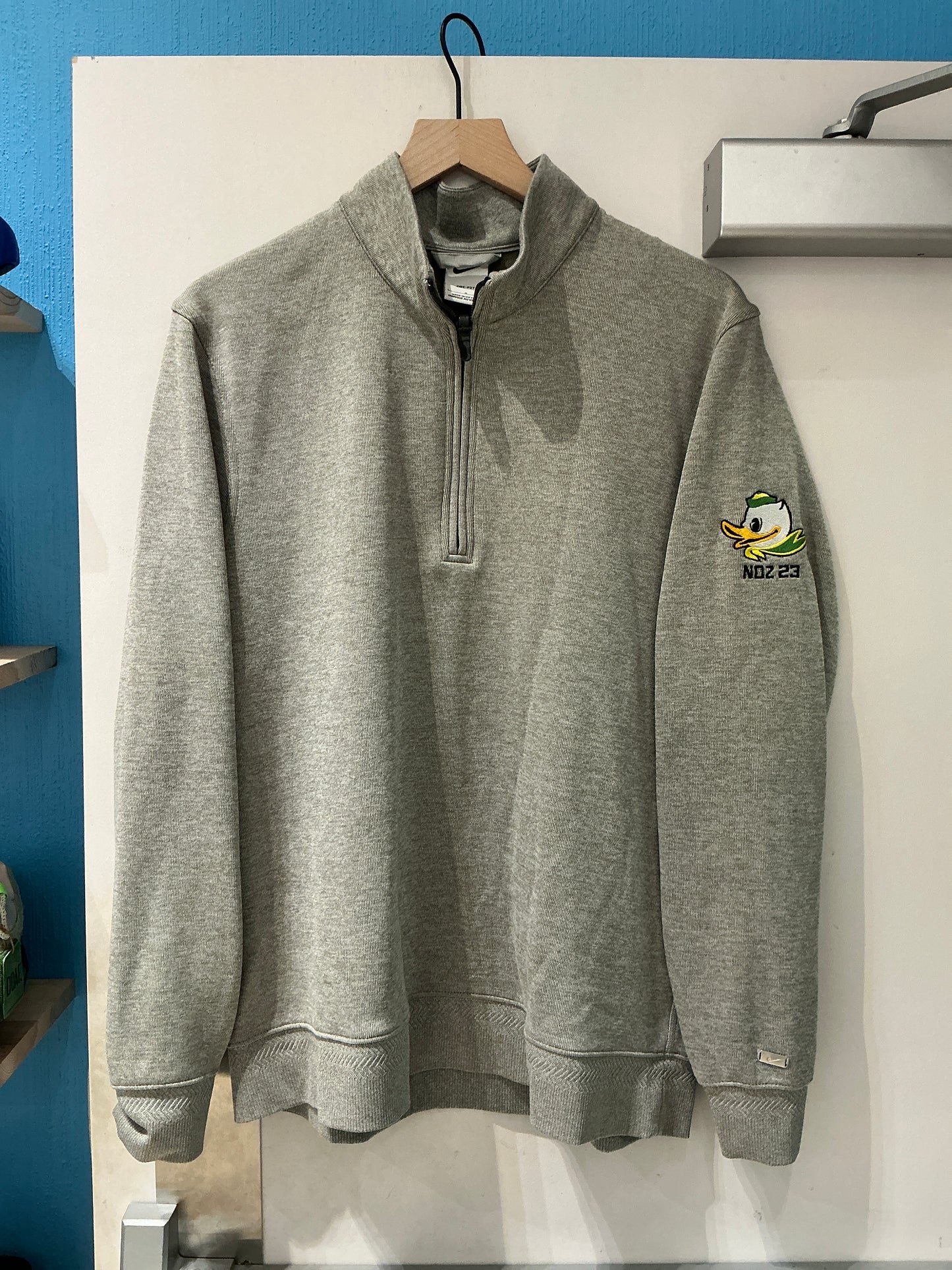 Oregon Golf Team Issued Quater zip (Large)