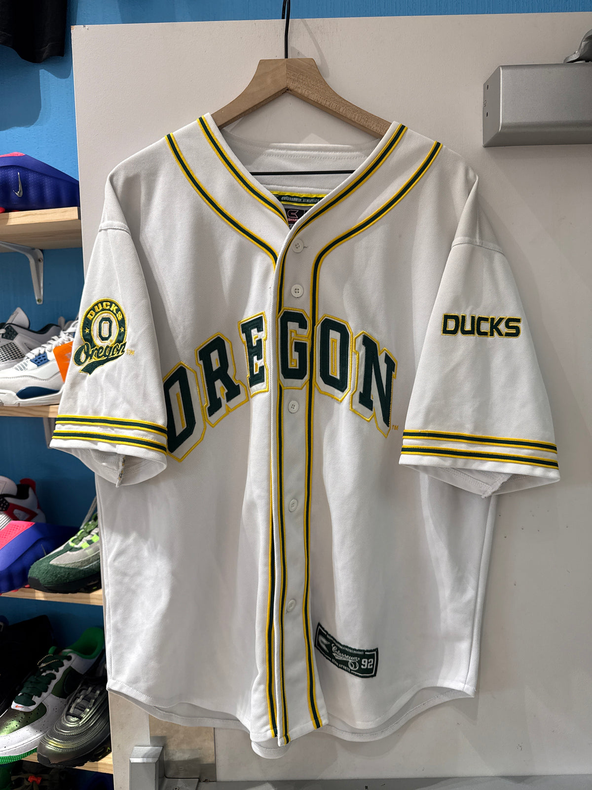 Oregon Ducks Baseball Jersey (L)
