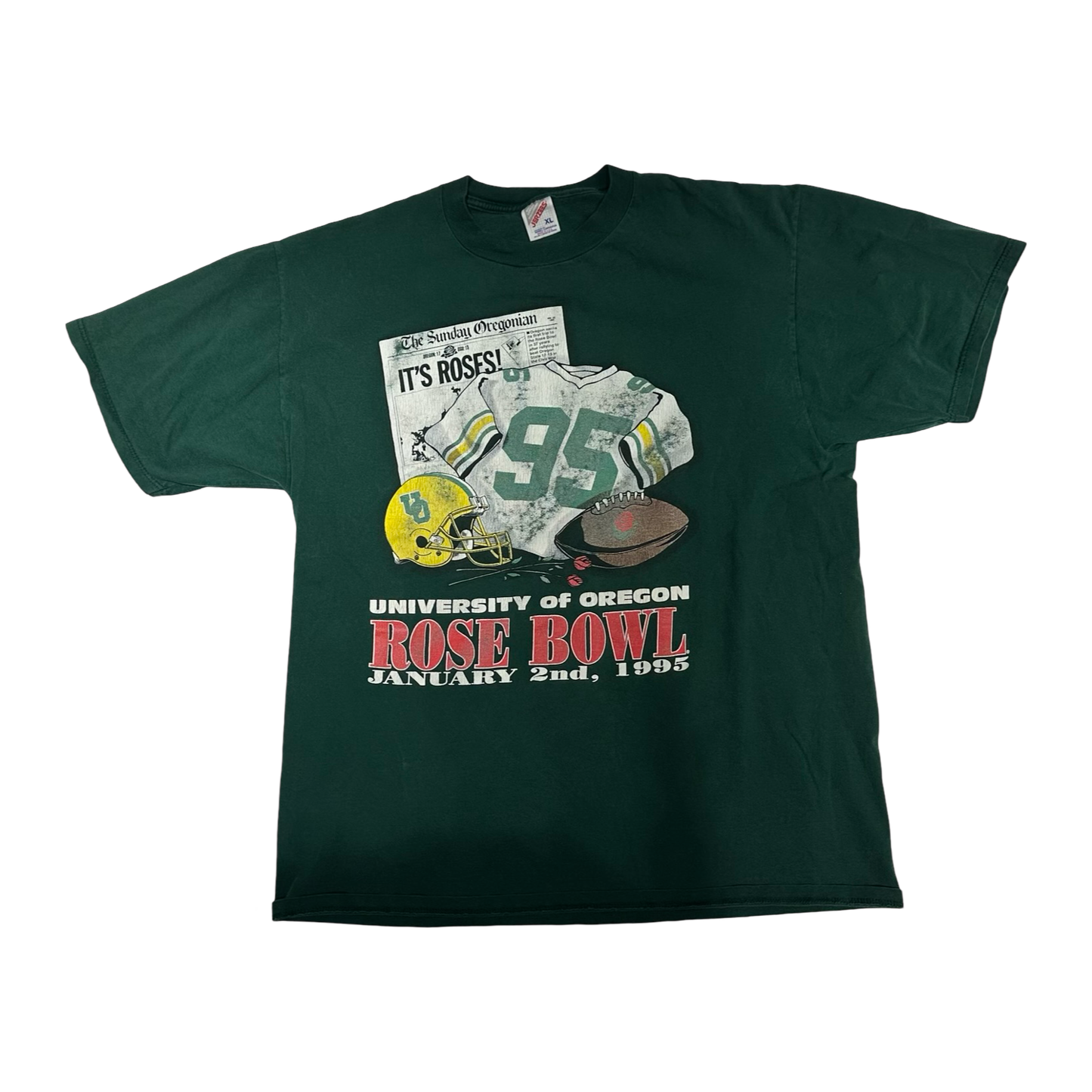 '95 Oregon Ducks Rose Bowl Tee