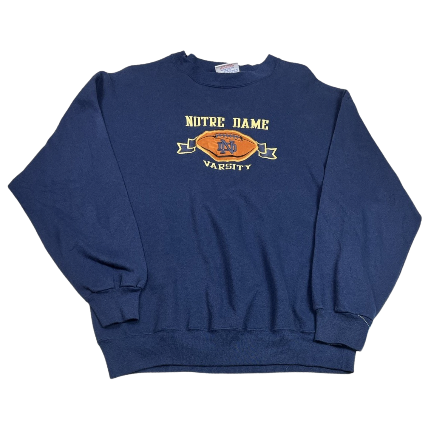 '00s Notre Dame Embroidered Crewneck
