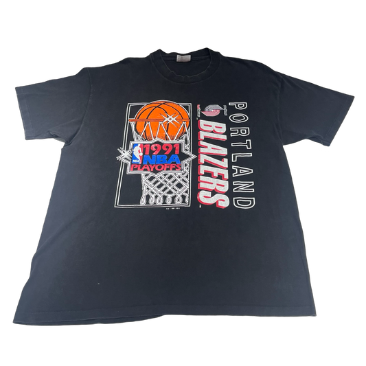 '91 Portland Trail Blazers Playoffs Tee