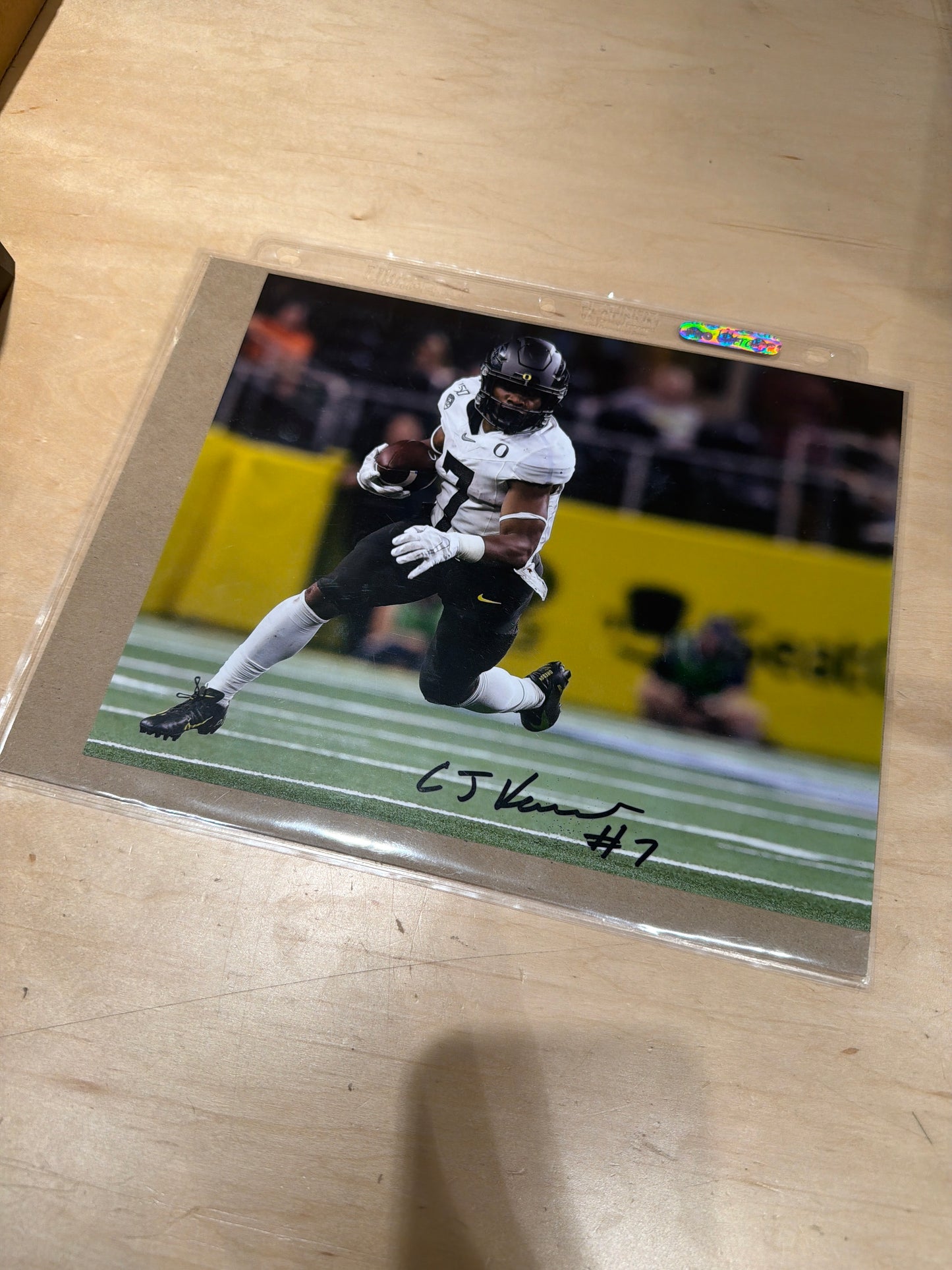 CJ Verdell Signed Photo