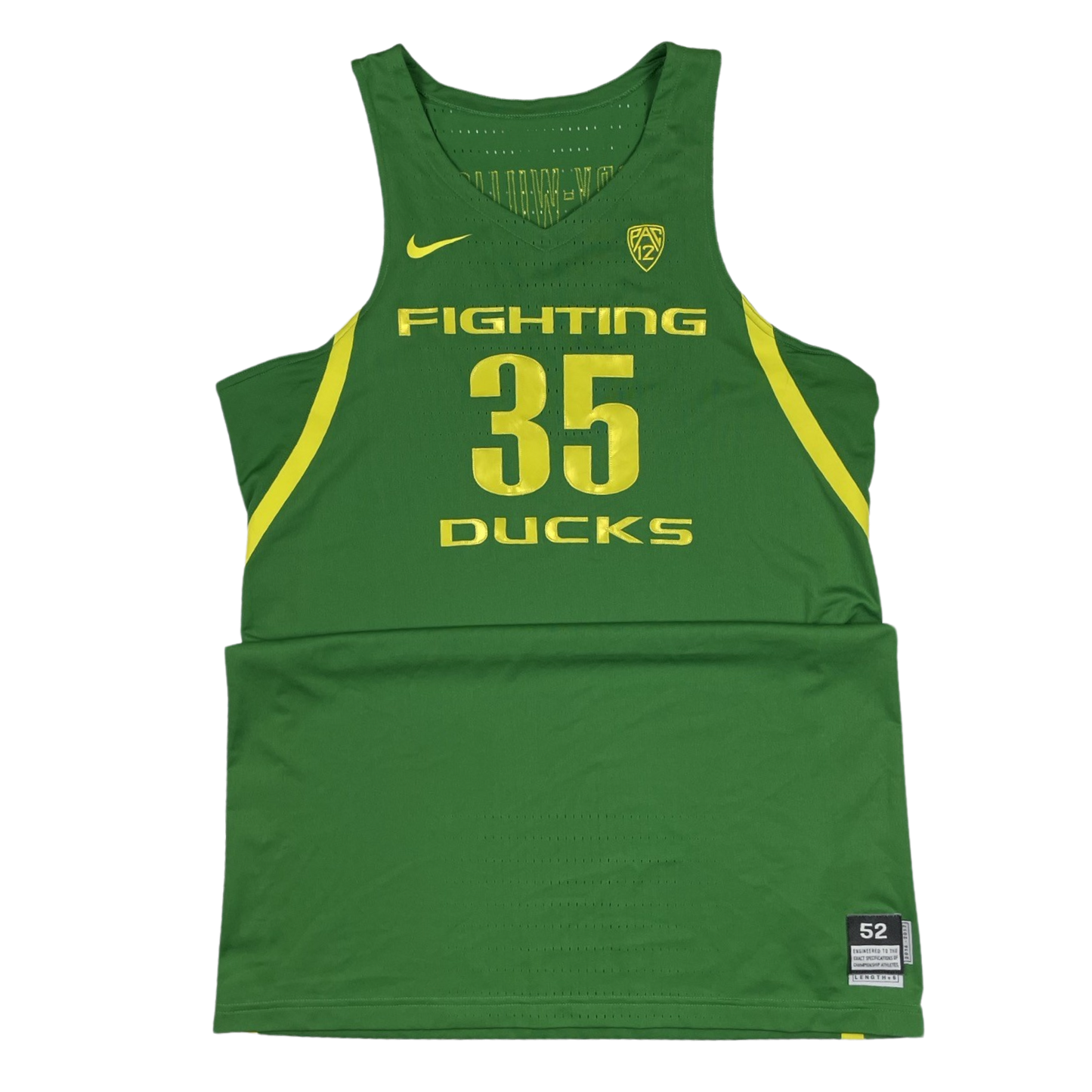 '17-'18 Oregon Ducks #35 Game Used Basketball Jersey