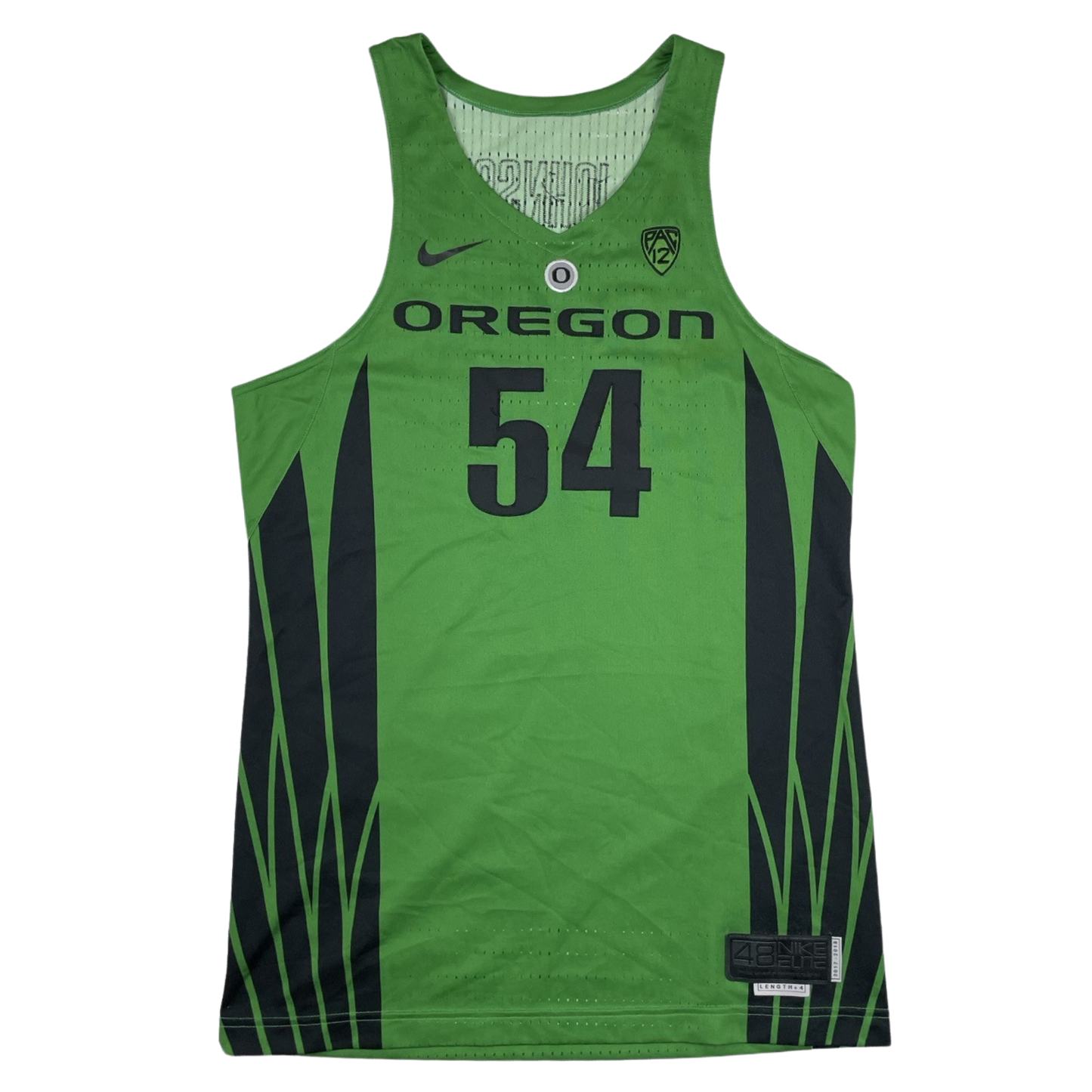 '17-'18 Oregon Ducks #54 Game Used Basketball Jersey