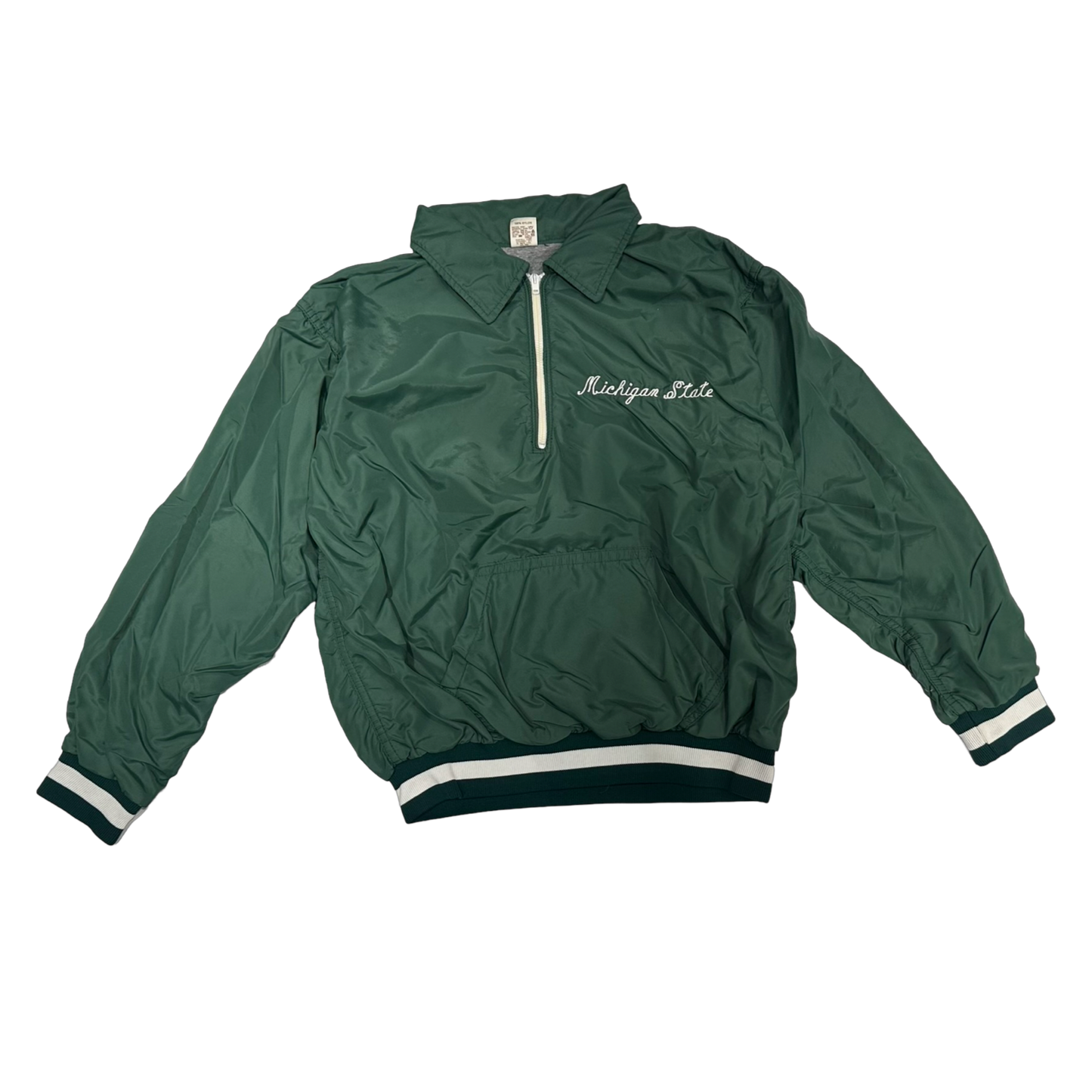 '70s Michigan State 1/4 Zip Windbreaker