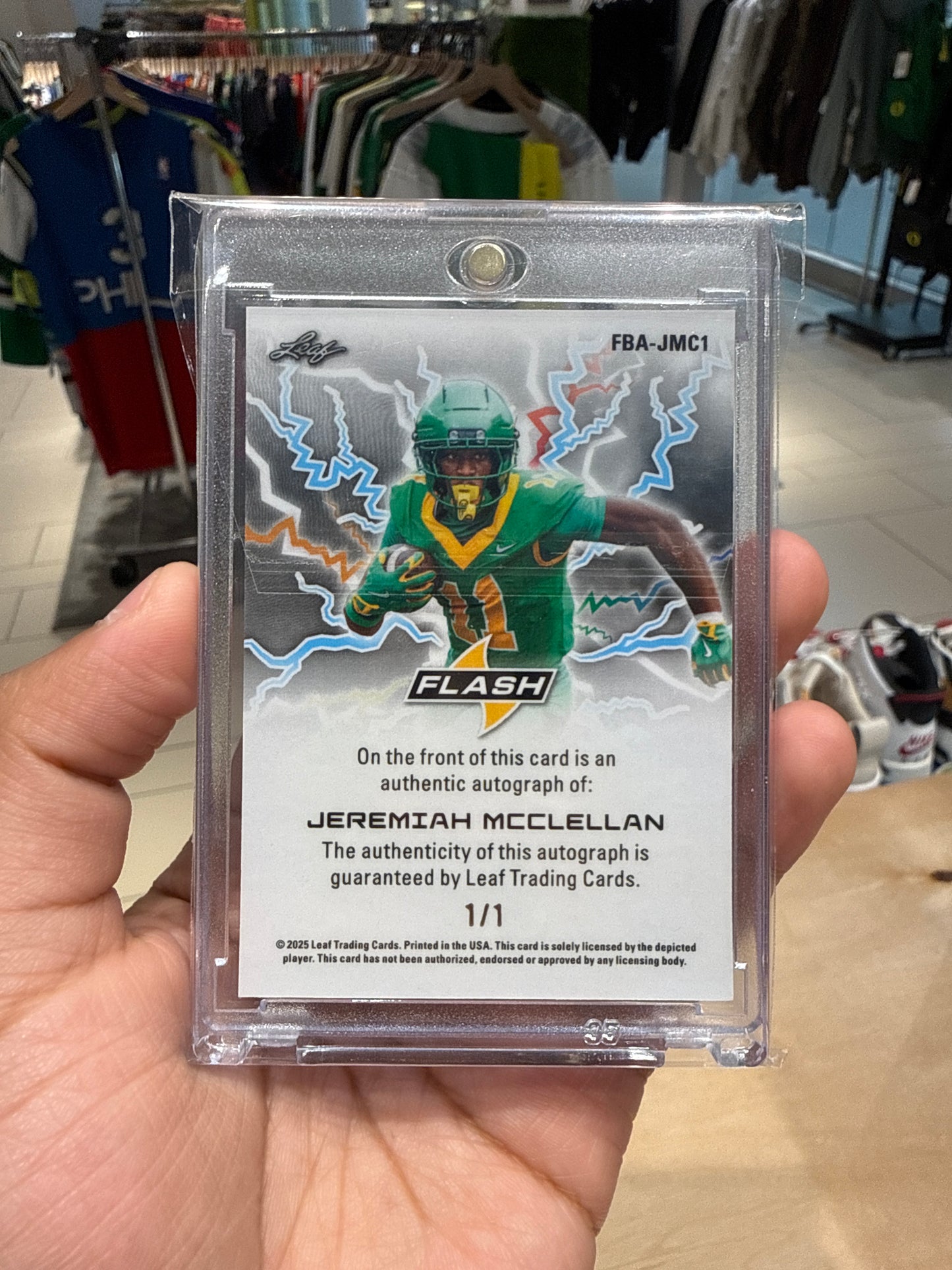 Jeremiah McClellan Auto 1/1