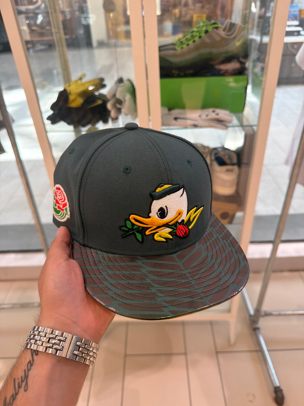 Rare Oregon Ducks Rose Bowl Snap-Back (100 made)