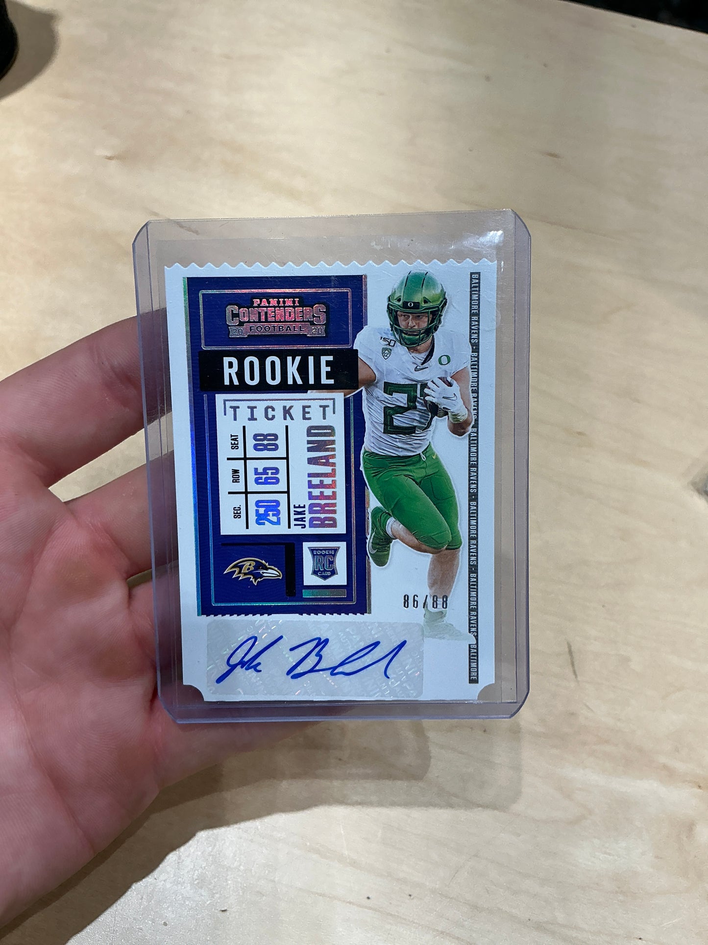 Jake Breeland Rookie Auto 86/88