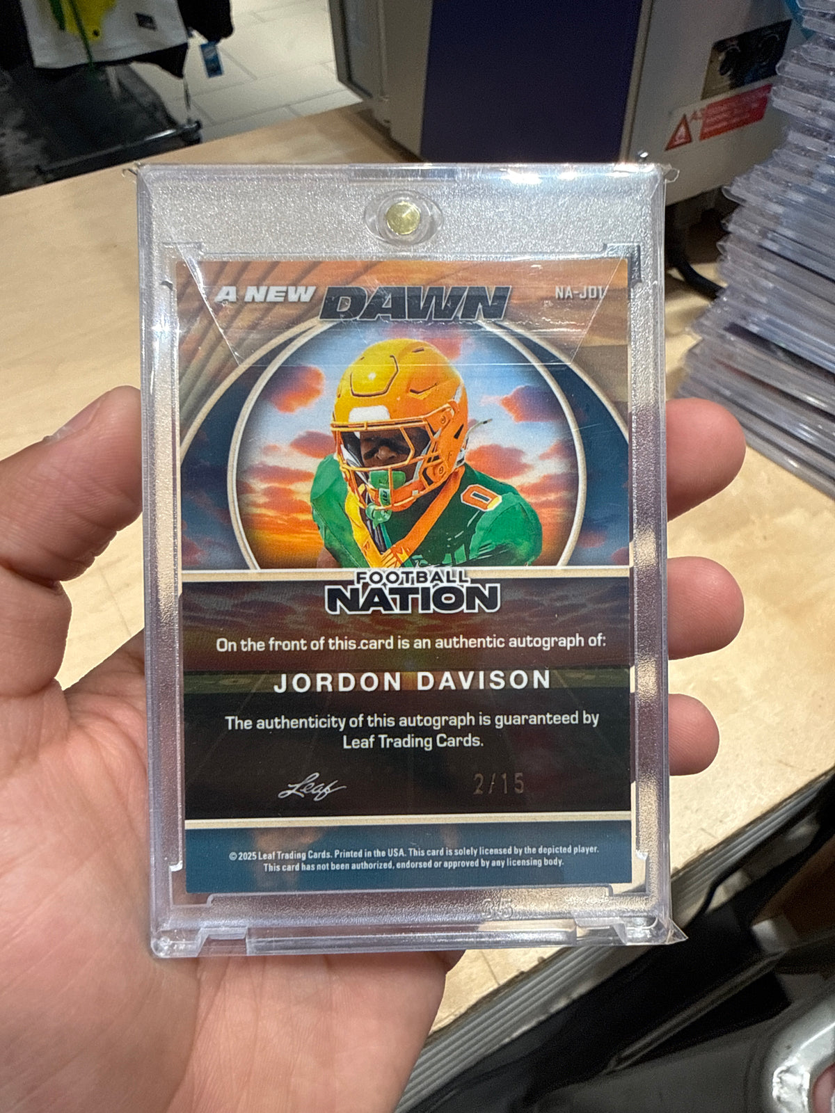 Jordan Davison Auto 2/15