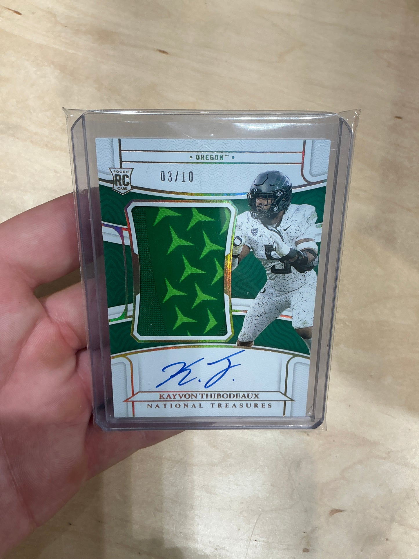 Kayvon Thibdeaux Auto 3/10