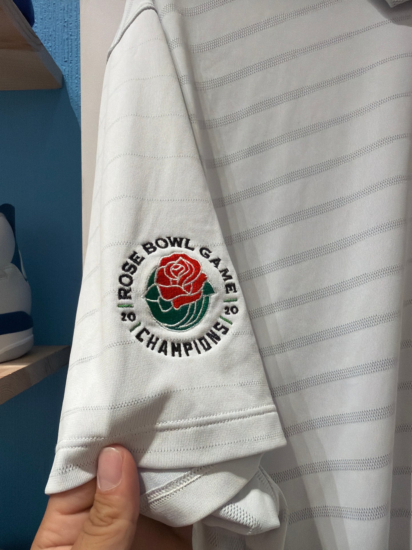 Oregon Rare 2020 Rosebowl Team Issued Tiger Woods Polo (2XL)