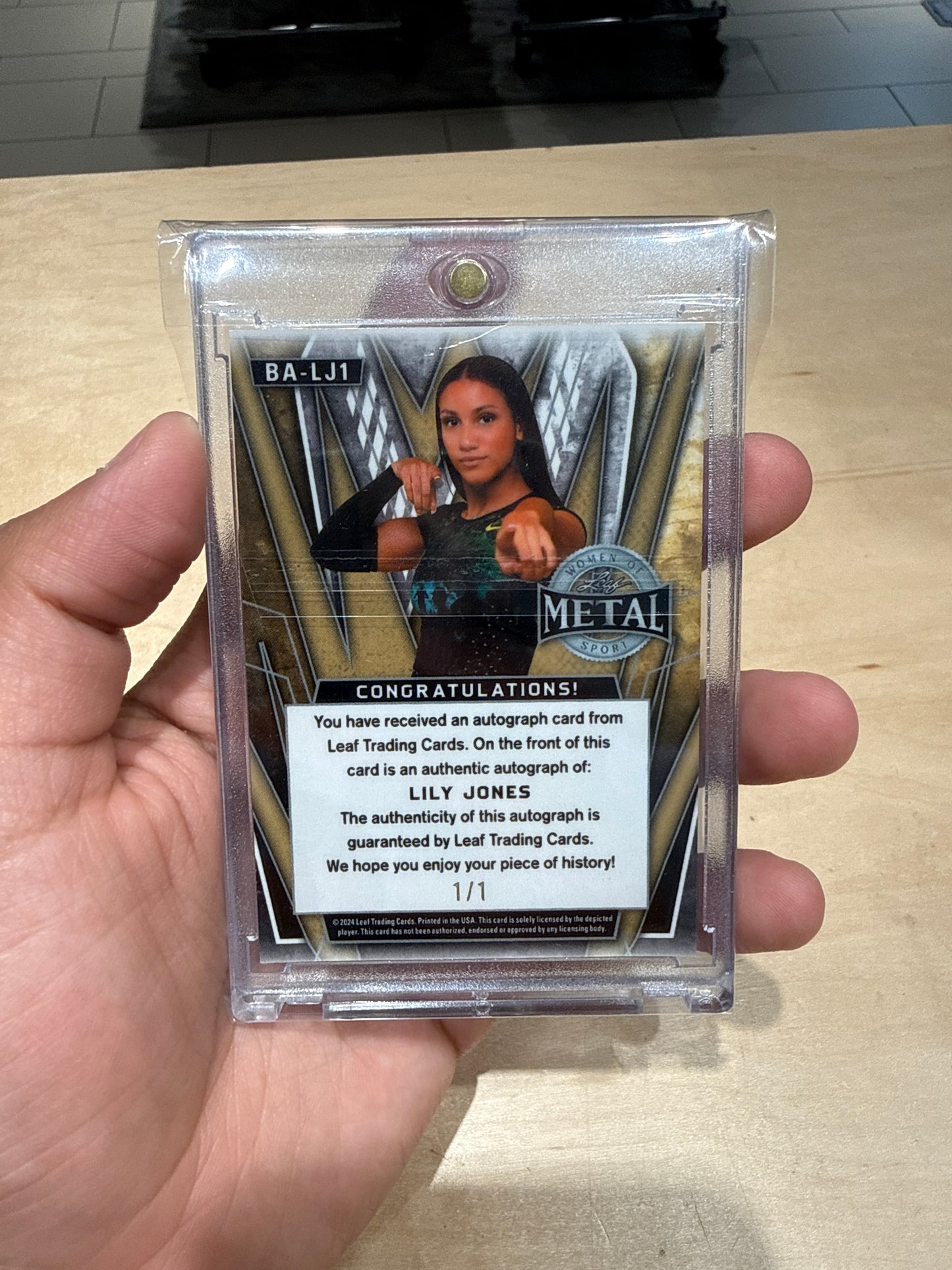Lily Jones Auto 1/1
