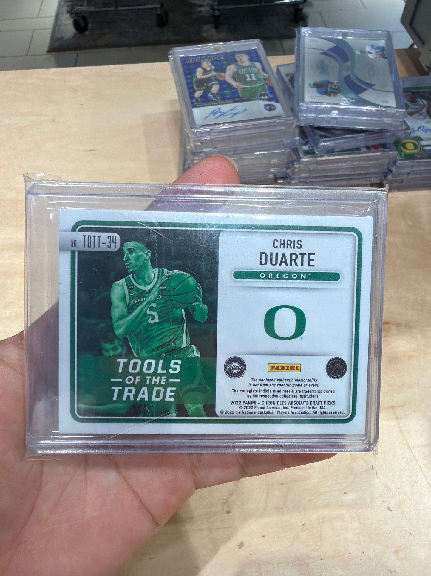 Chris Duarte Jersey Patch