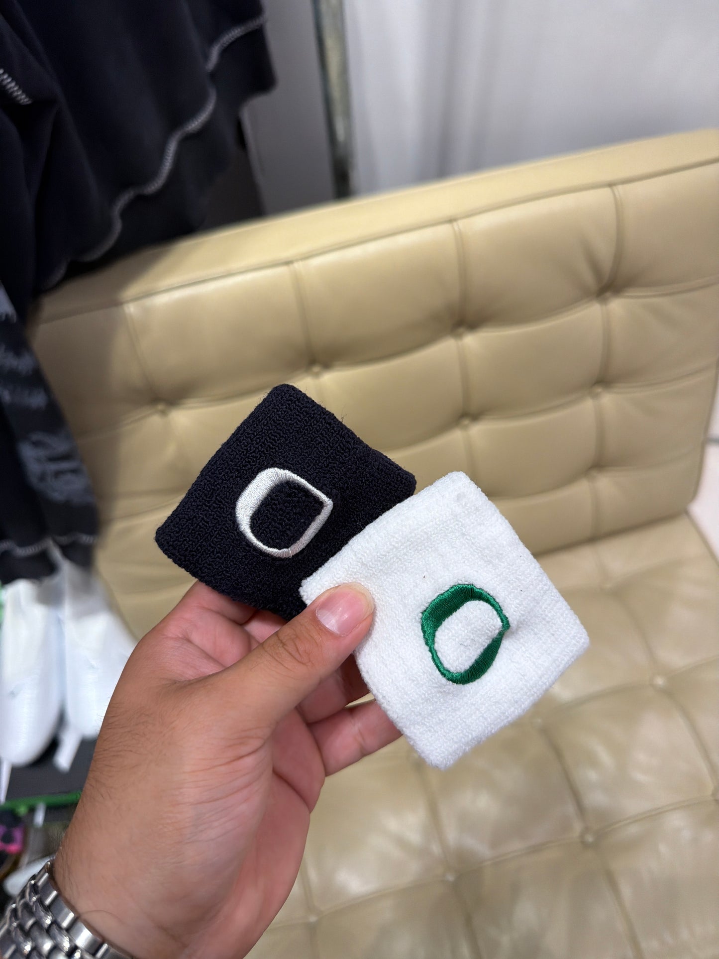 Oregon Baseball Nike Team Issued Wrist Bands ( 2 Pack )