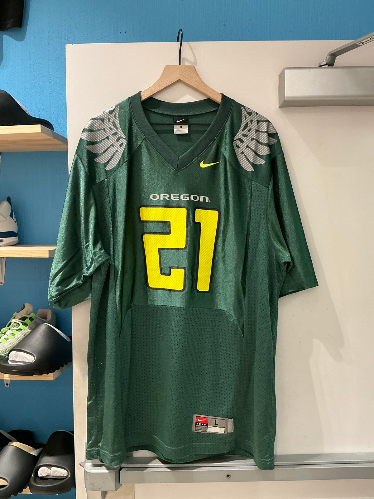 Nike Oregon Ducks Jersey #21 (L)