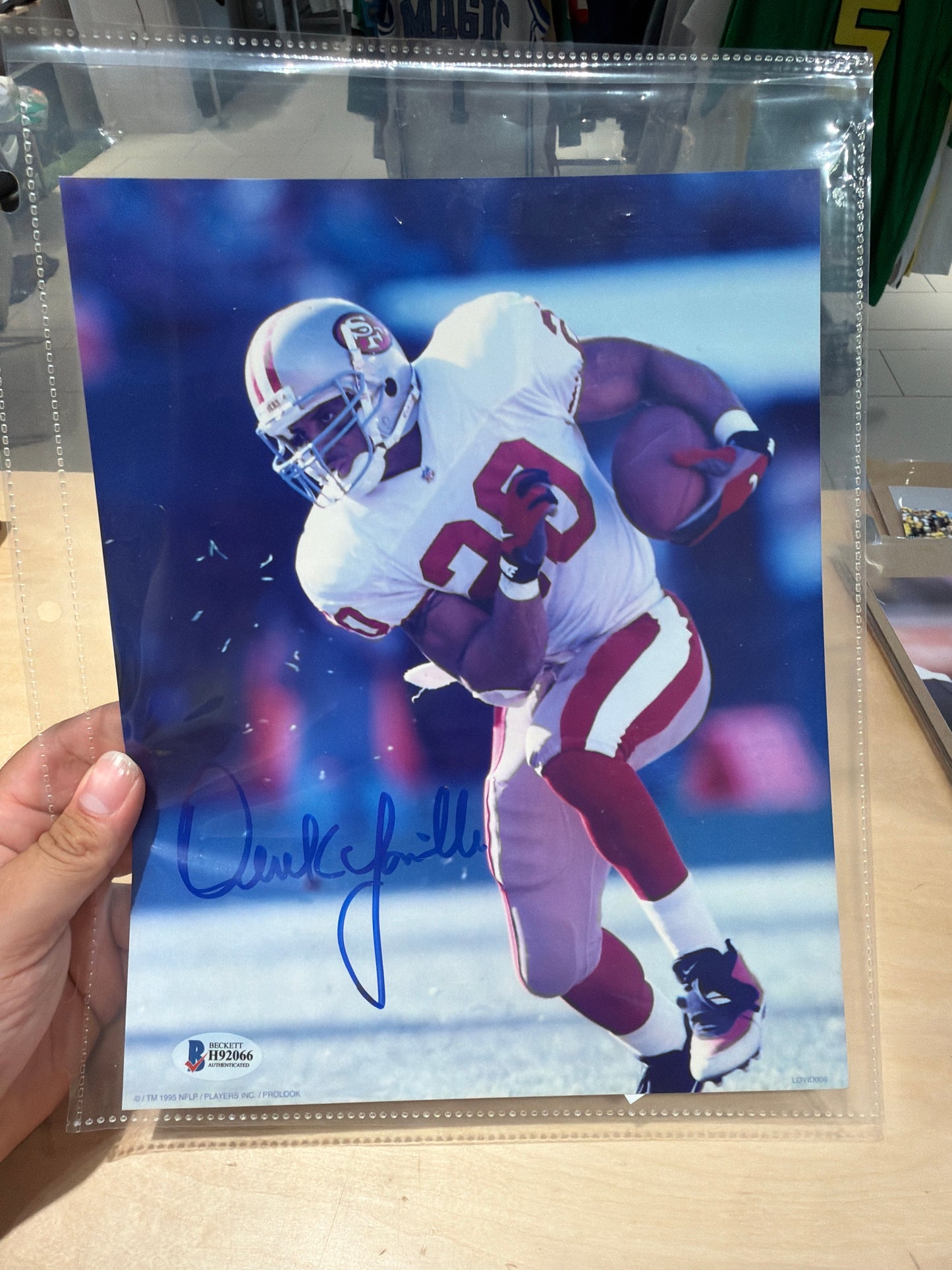 Derek Loville signed photo