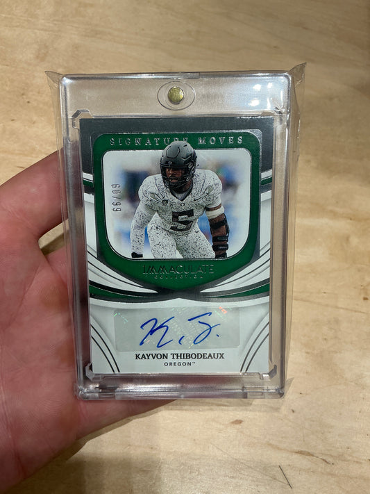Kayvon Thibdeaux Auto 60/99