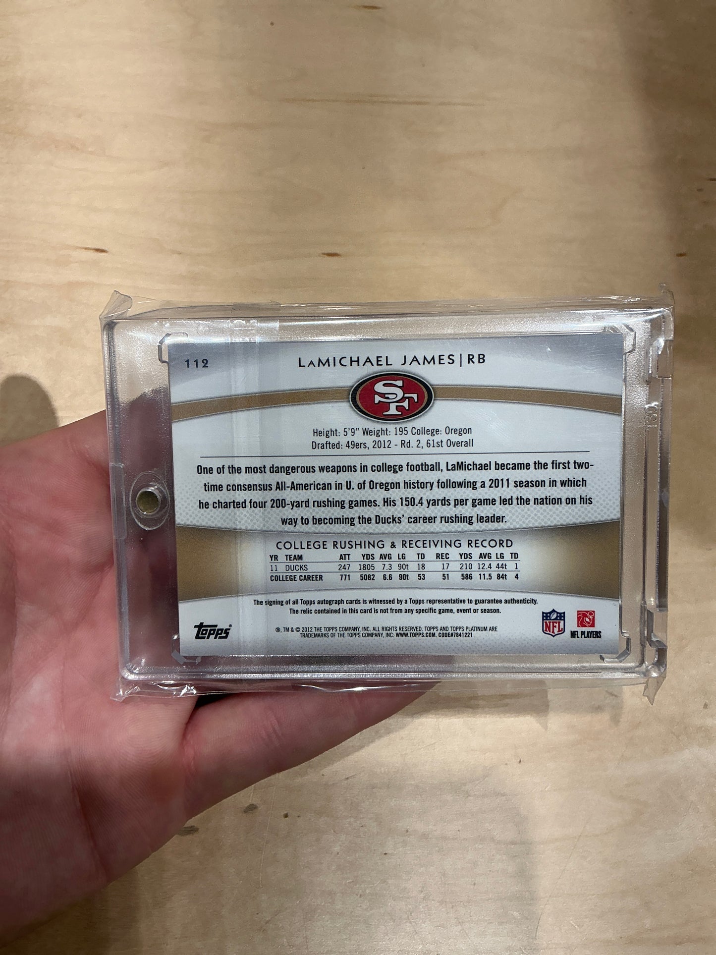 LaMichael James Auto 57/250