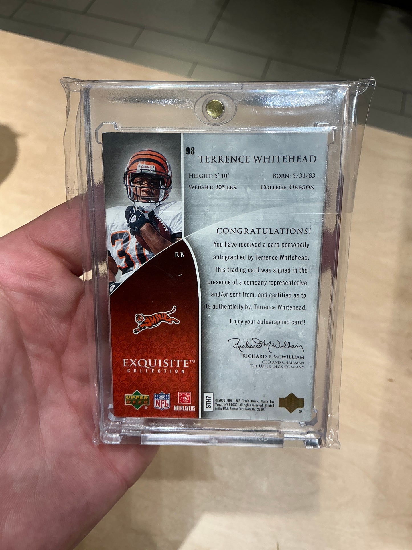 Terrence Whitehead Auto 45/150
