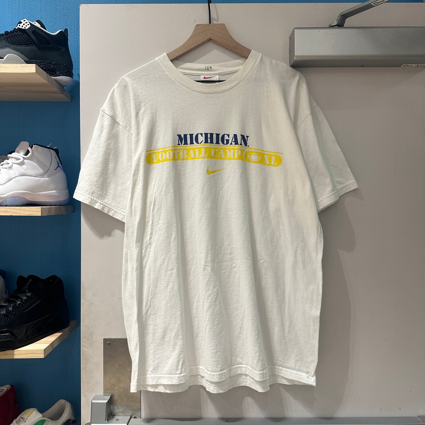 Michigan Football Camp Vintage Tee