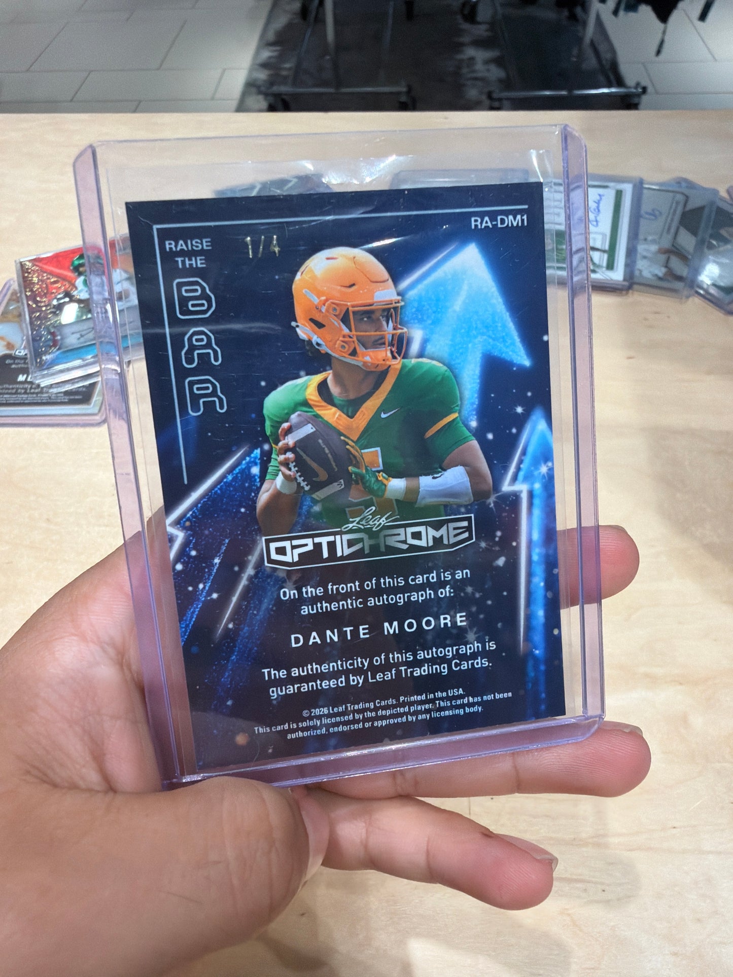 Dante Moore Auto 1/4