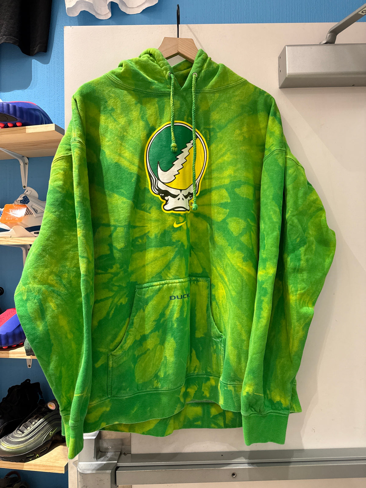 Nike Oregon “Grateful Ducks” Tie Dye Hoodie (2XL)