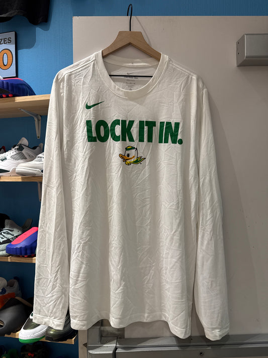 Oregon “Lock it In” Team Issued Warm Up (XL)