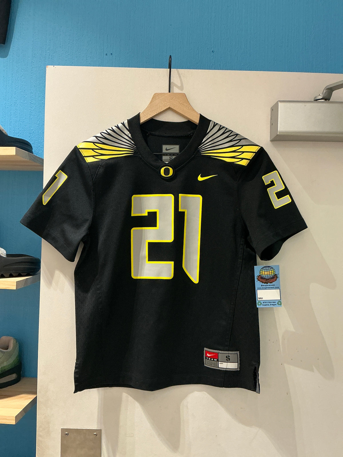 Nike Oregon Ducks Jersey #21 (Youth S)