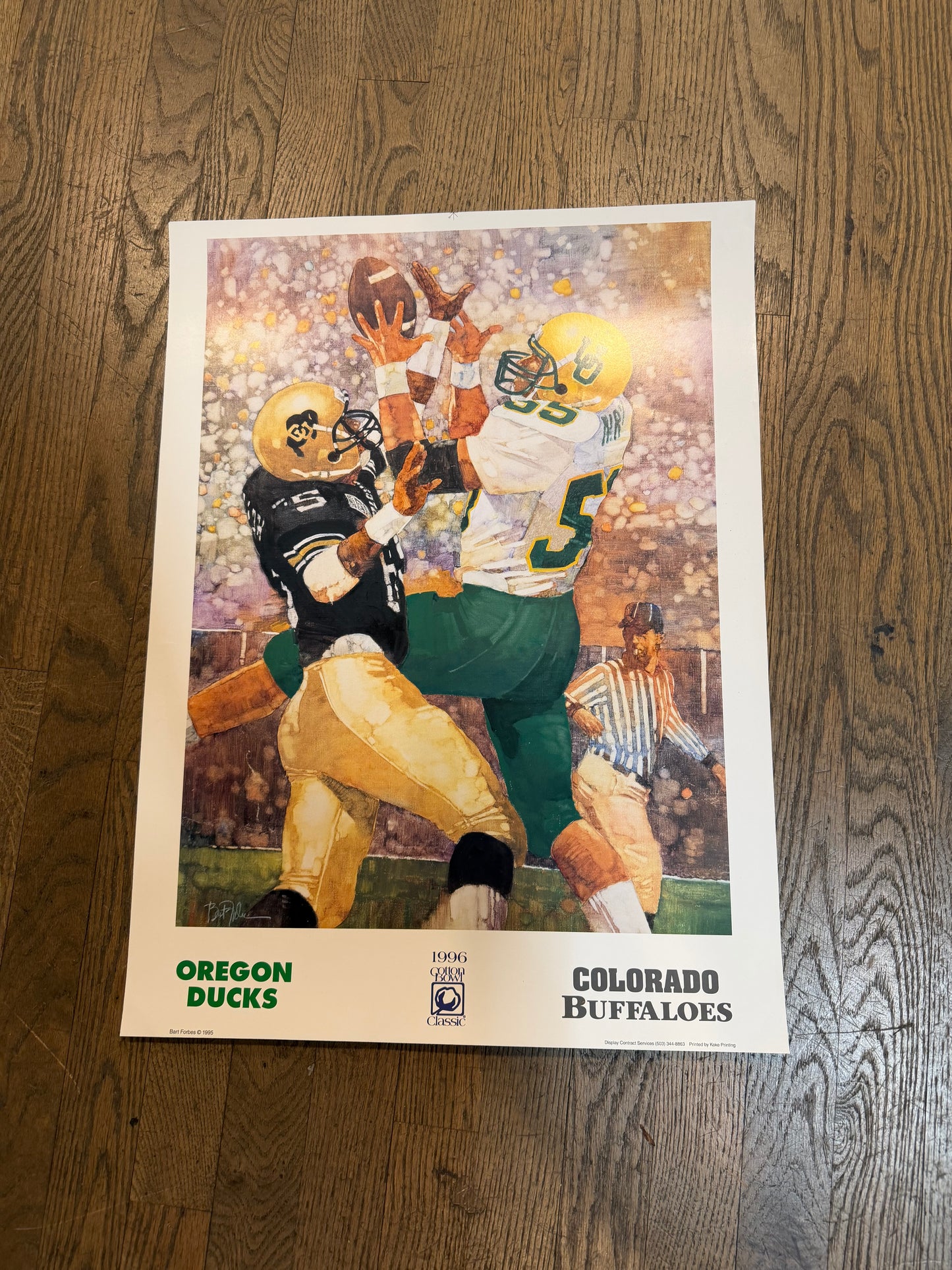 1996 Cotton Bowl Original Poster