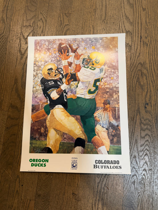 1996 Cotton Bowl Original Poster