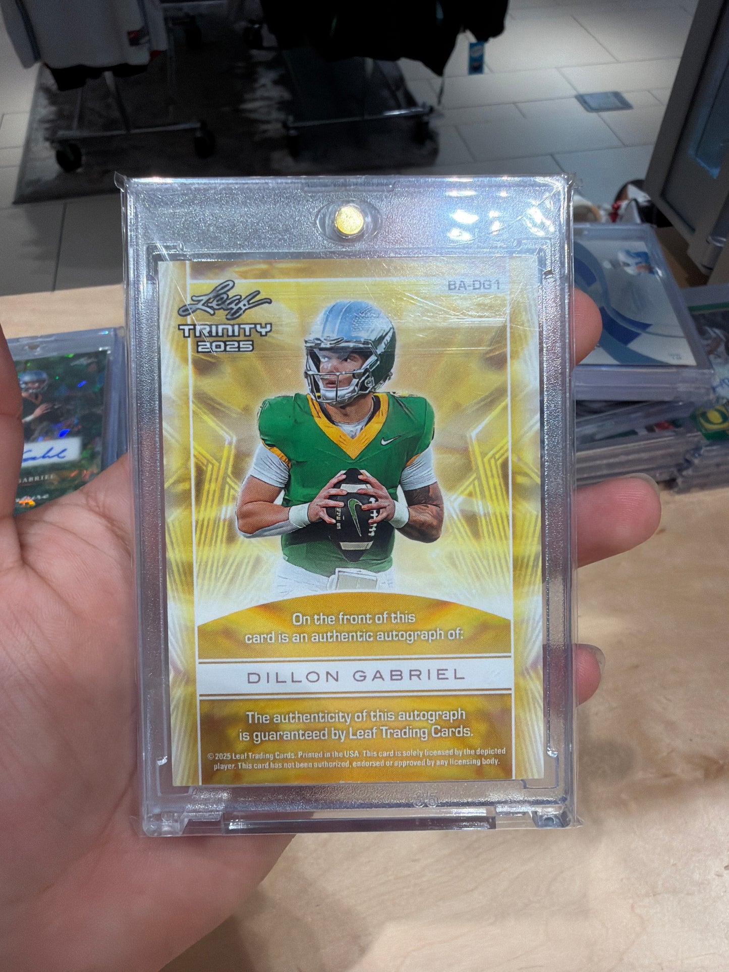Dillon Gabriel Auto 5/25