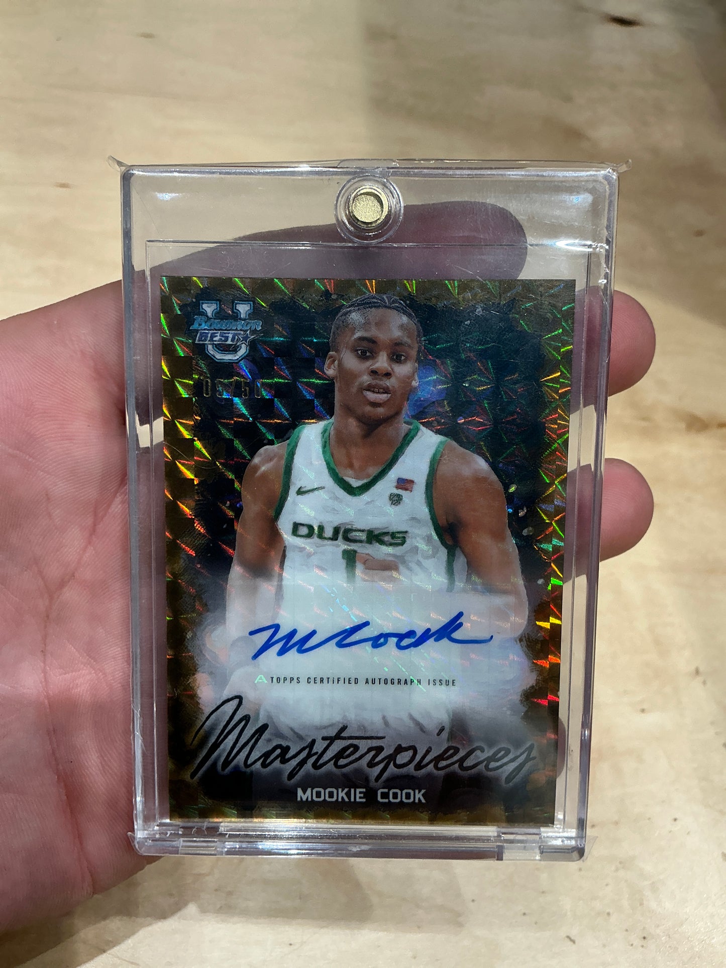 Mookie Cook Auto 5/50