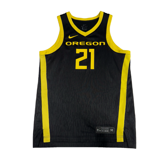 Oregon Ducks #21 Black Jersey