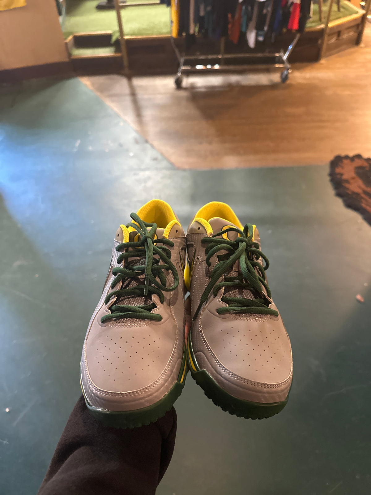 Nike Lunar MVP Pregame "Oregon Ducks" promo(10.5)