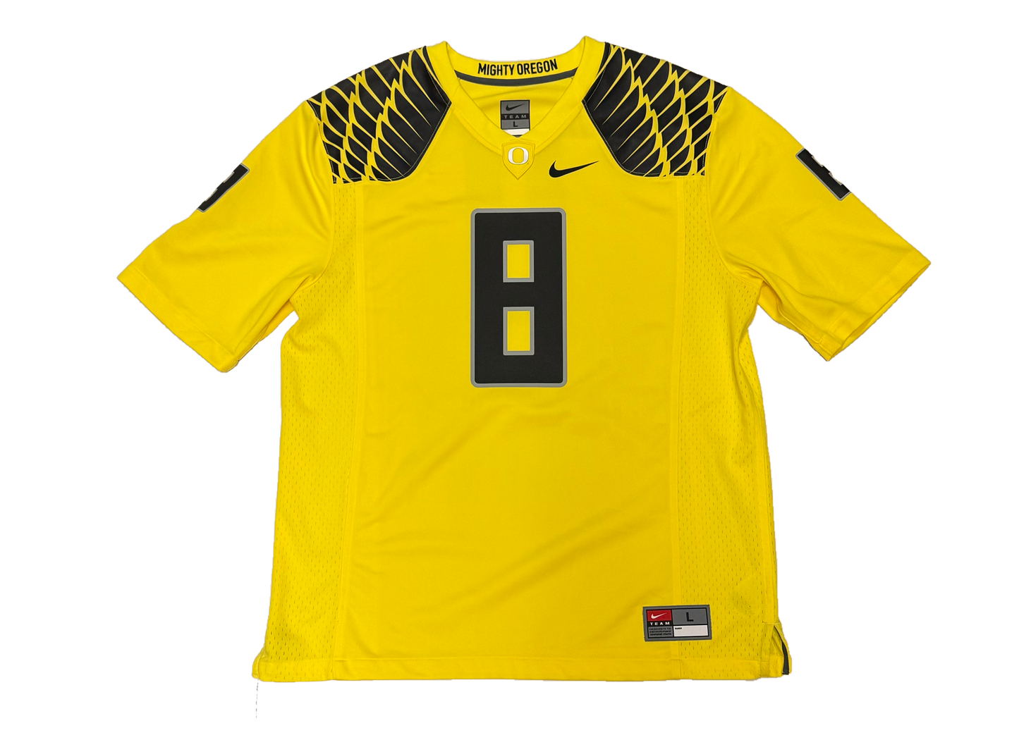 Oregon Yellow Jersey Mariota #8