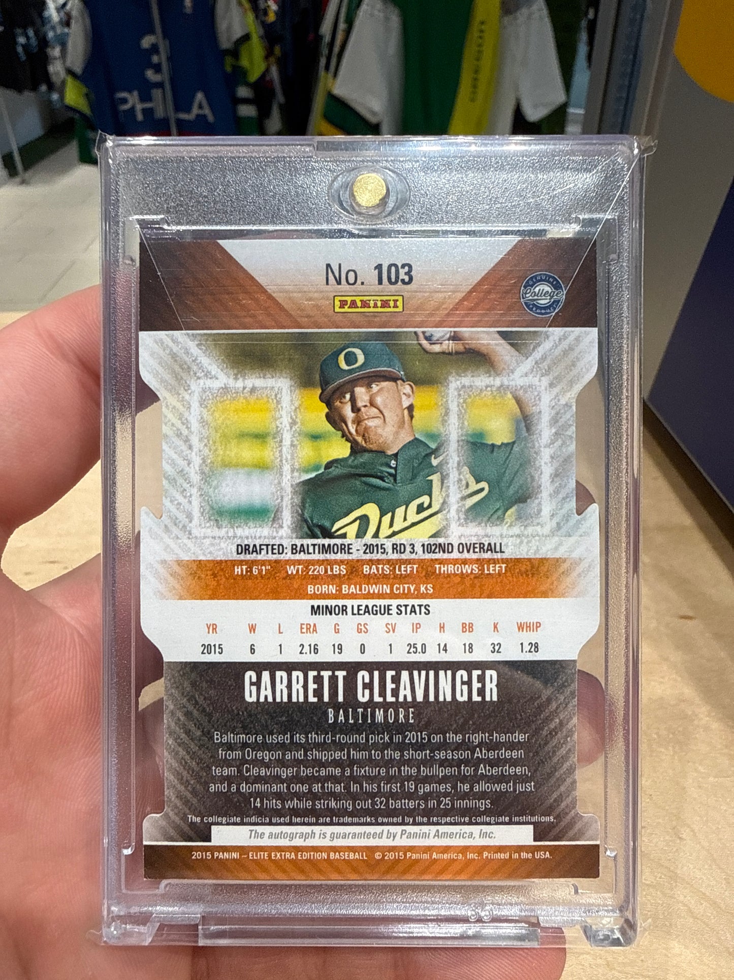 Garrett Cleavinger Auto 76/100