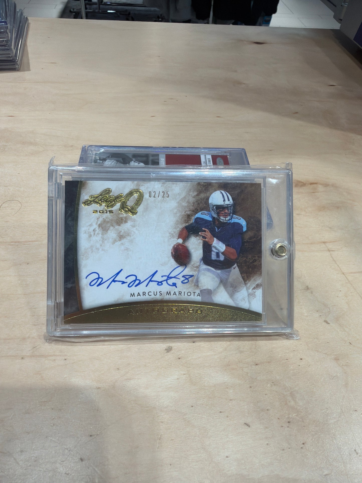 Mariota Auto 02/25 On Card